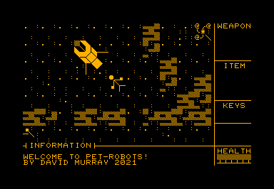 Attack of the PETSCII Robots game screenshot for Commodore PET